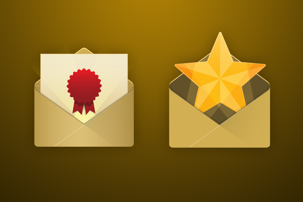Awards Guide App icon two options